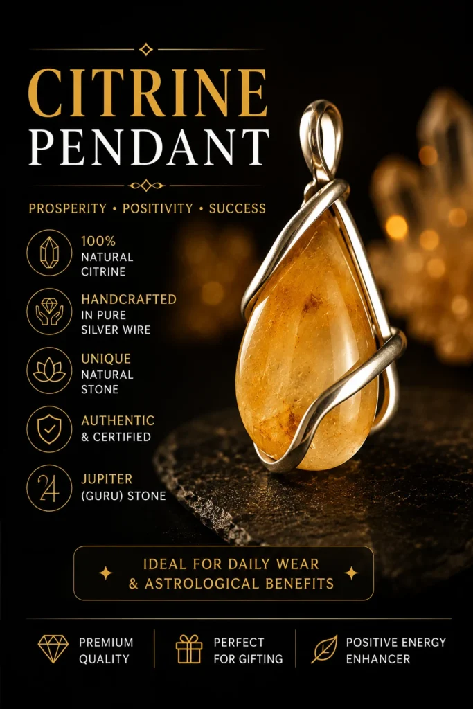 Citrine Pendant