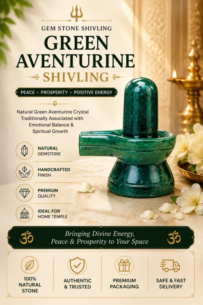 Green Aventurine Shivling