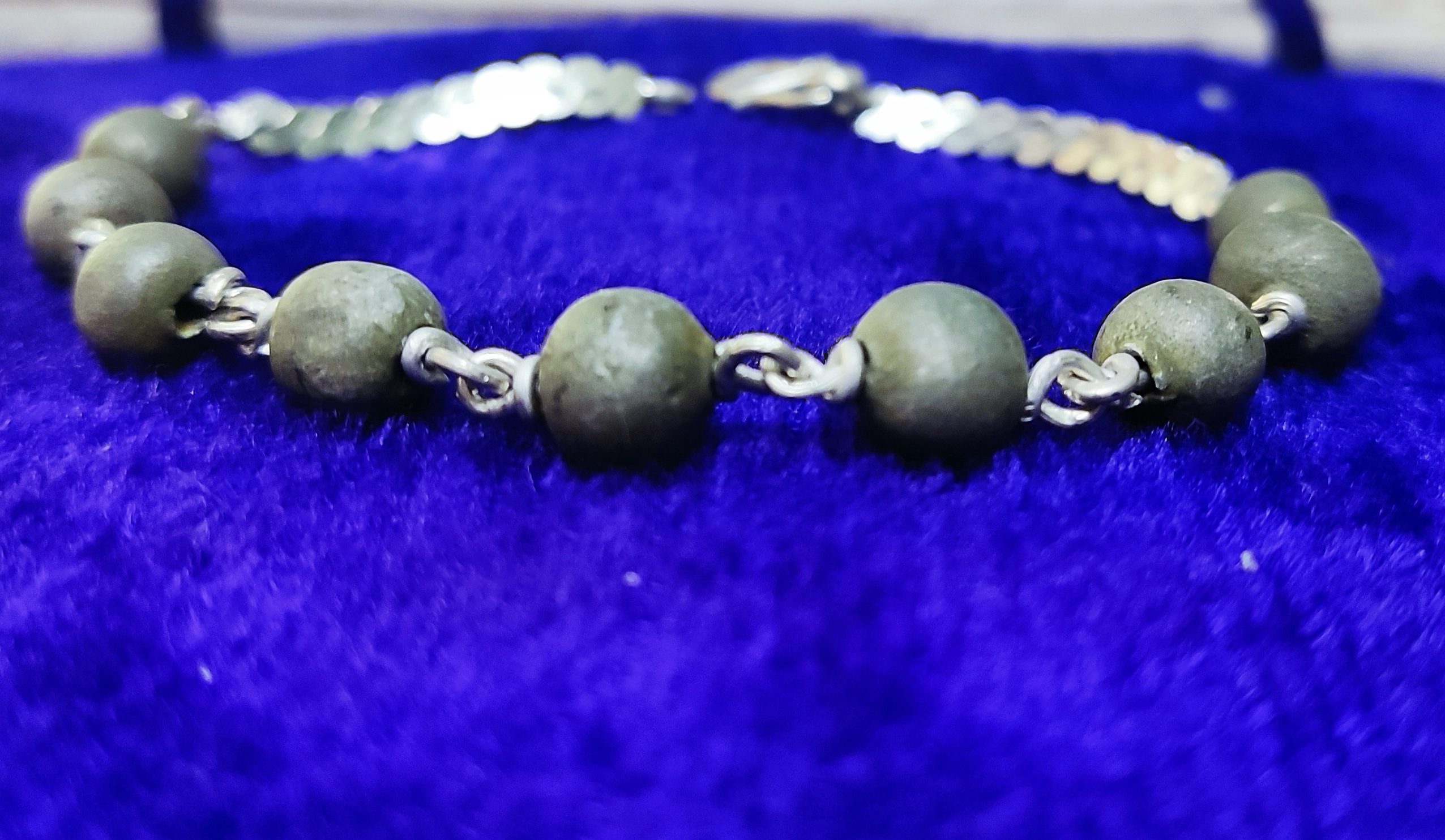 Original Navapashanam Bracelet with Bogar Rasamani Beads