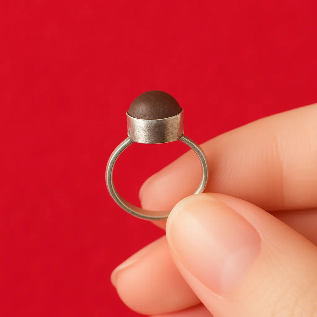 Handcrafted Navapashanam Ring by Ekam Gems
