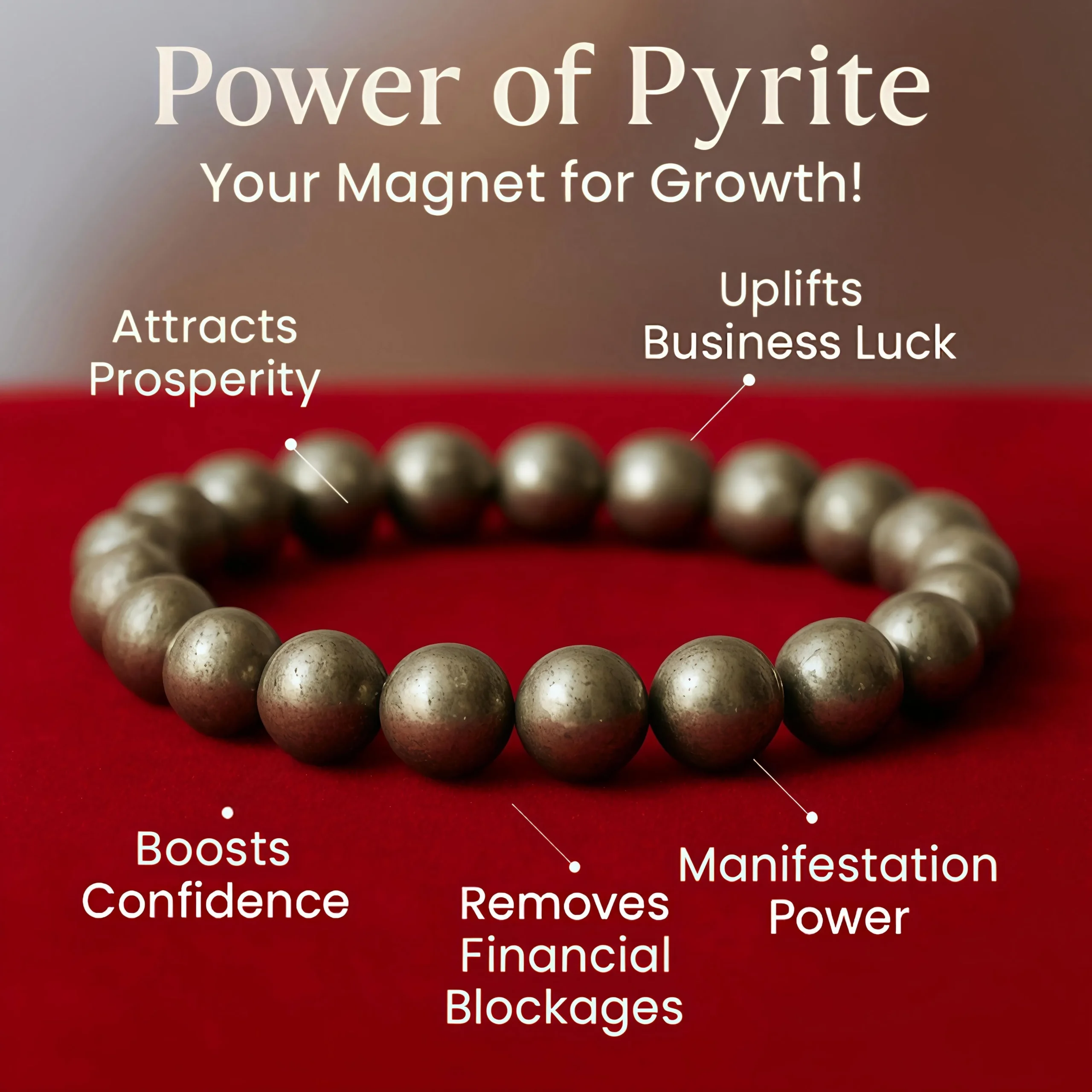 pyrite bracelet