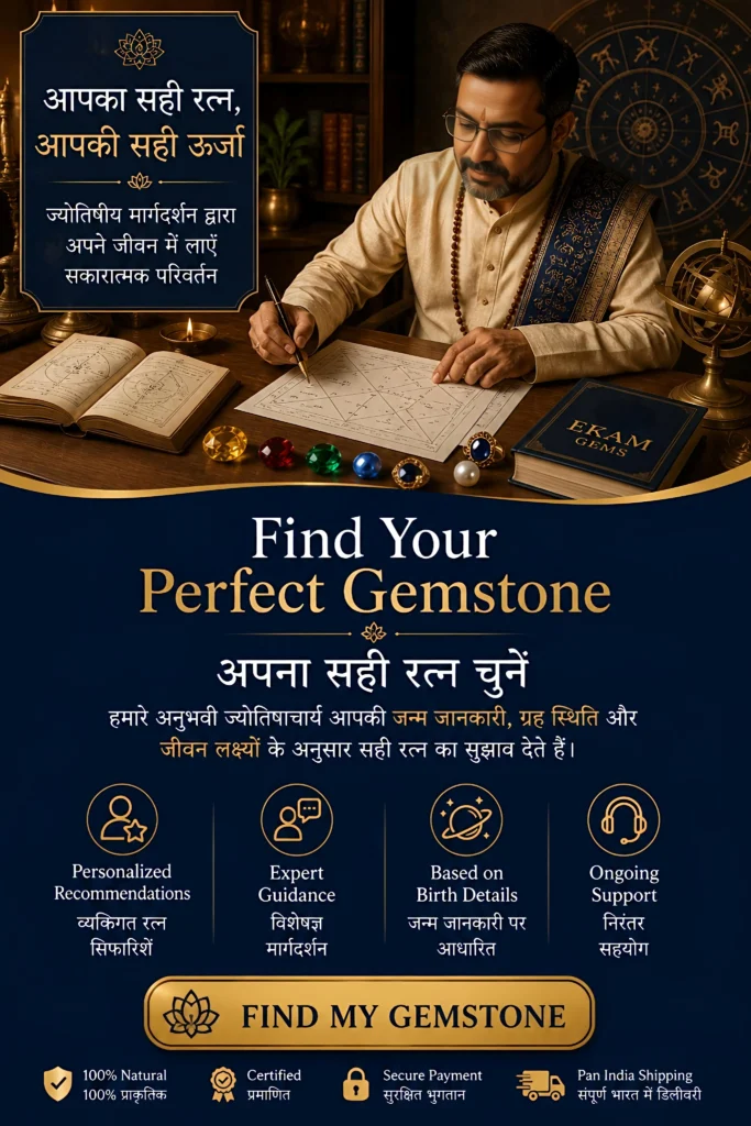 right gemstone by ekam gems