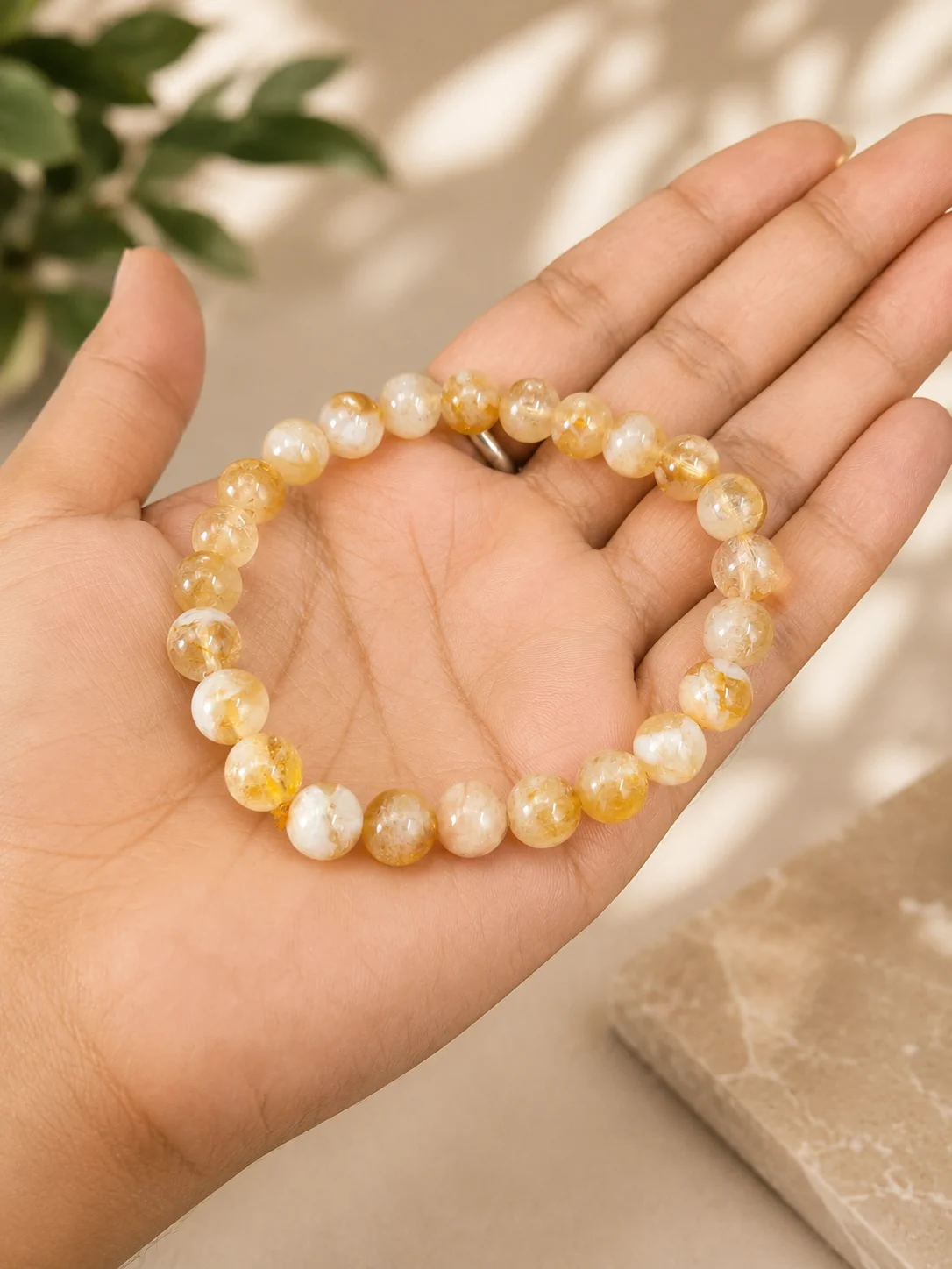 citrine blracelet
