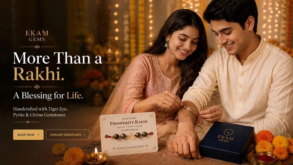 Gemstone Rakhi -Ekam Gems