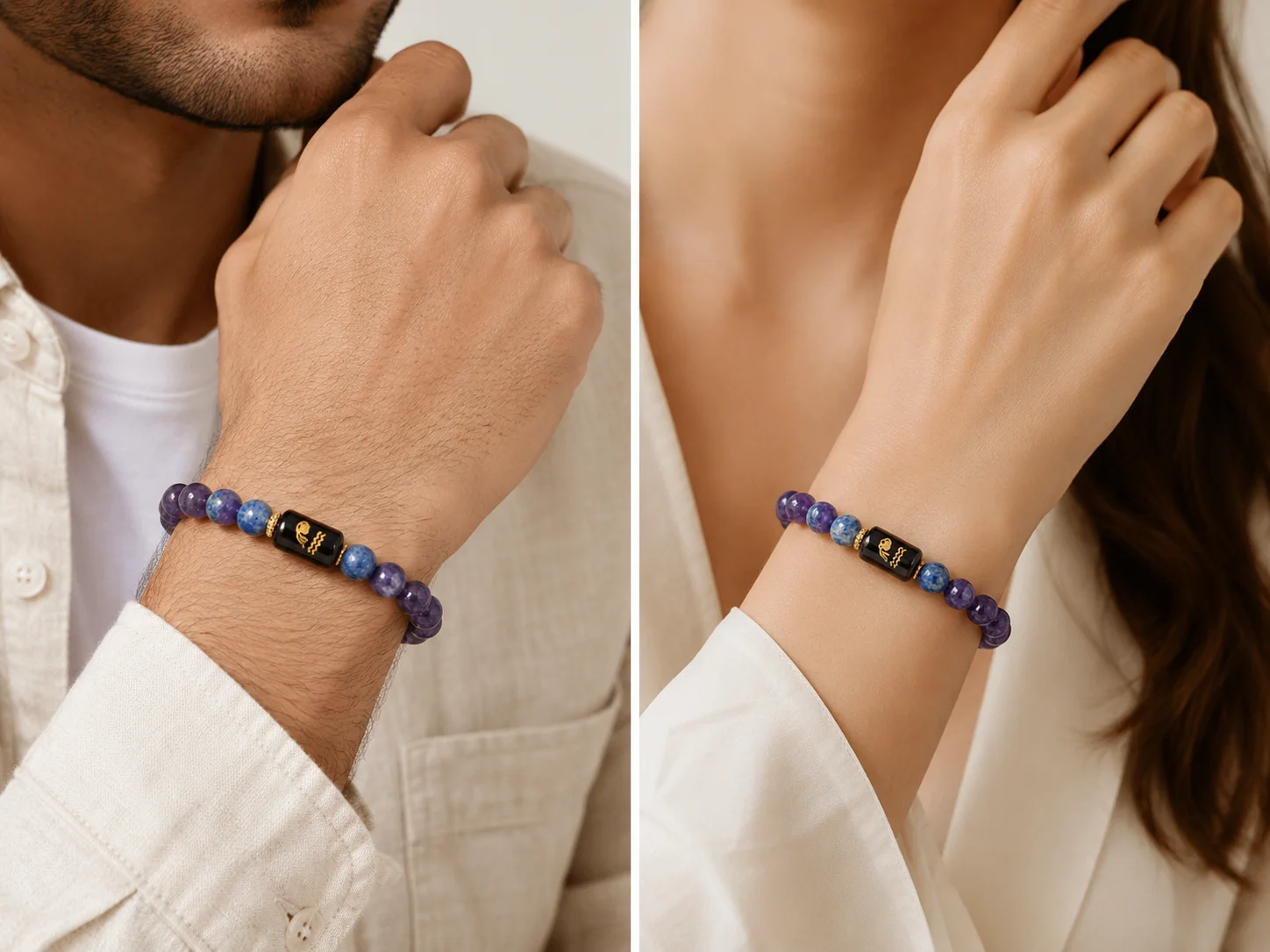 Aquarius Zodiac Bracelet how to wear