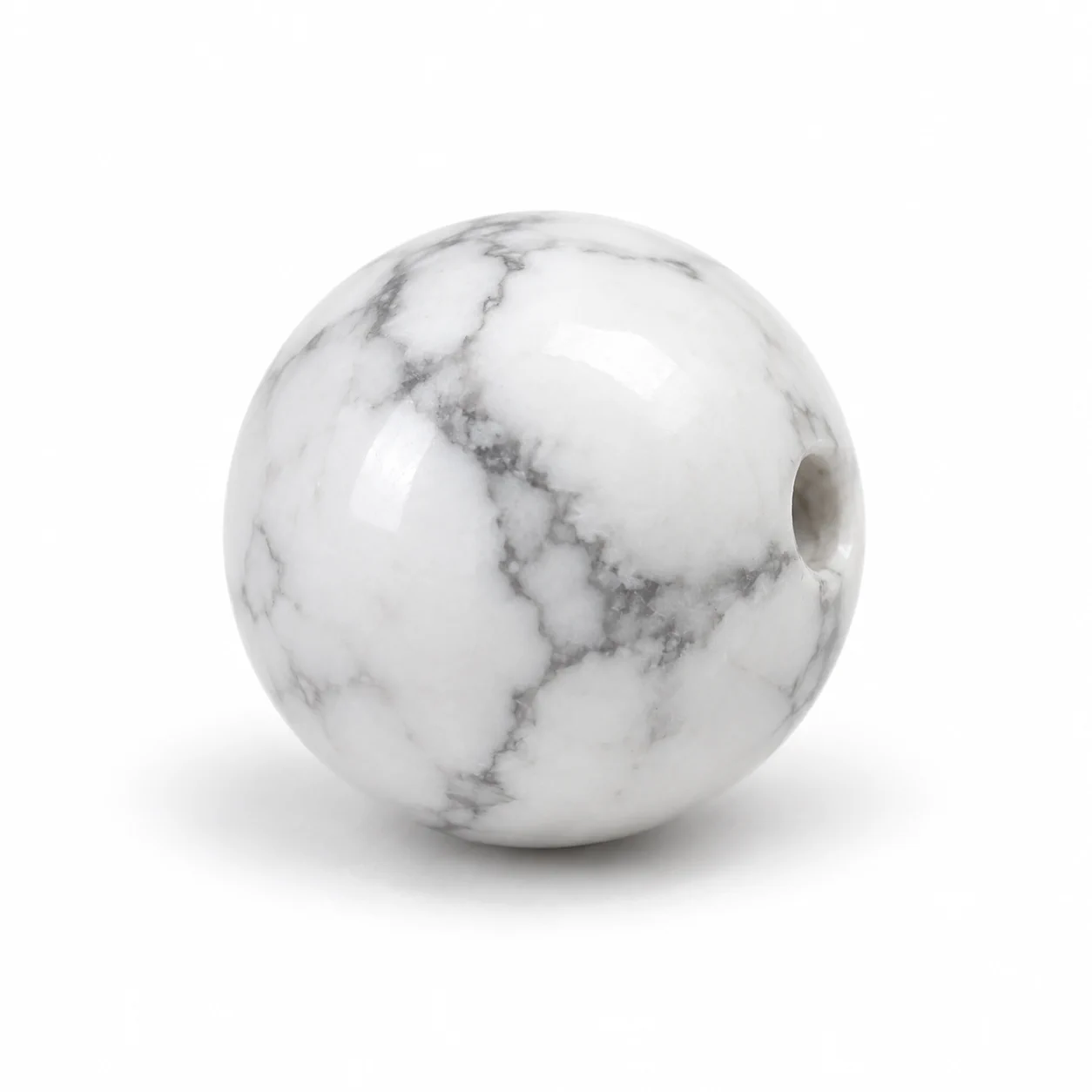 Howlite beads from ekam gems