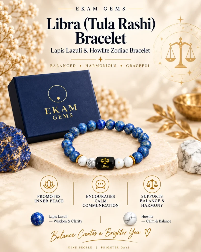 Libra Rashi Bracelet EkamGems