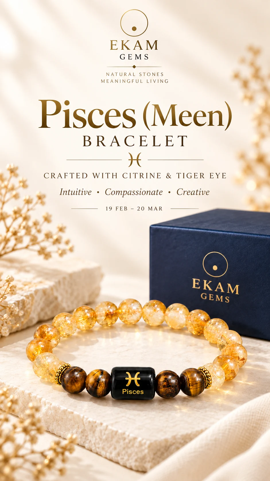 Pisces Rashi Bracelet- from EG