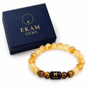 Pisces Rashi Bracelet from Ekam Gems