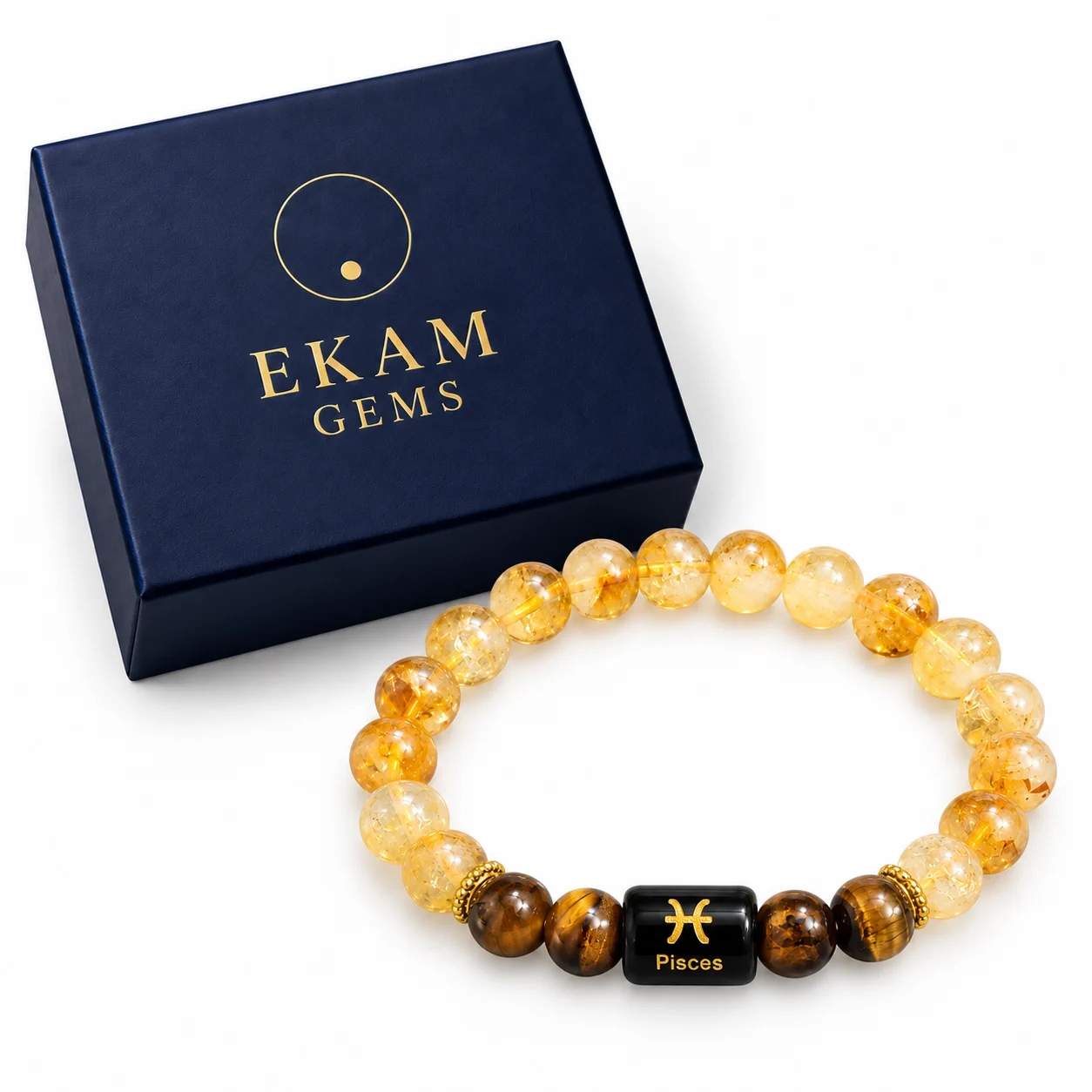 Pisces Rashi Bracelet from Ekam Gems