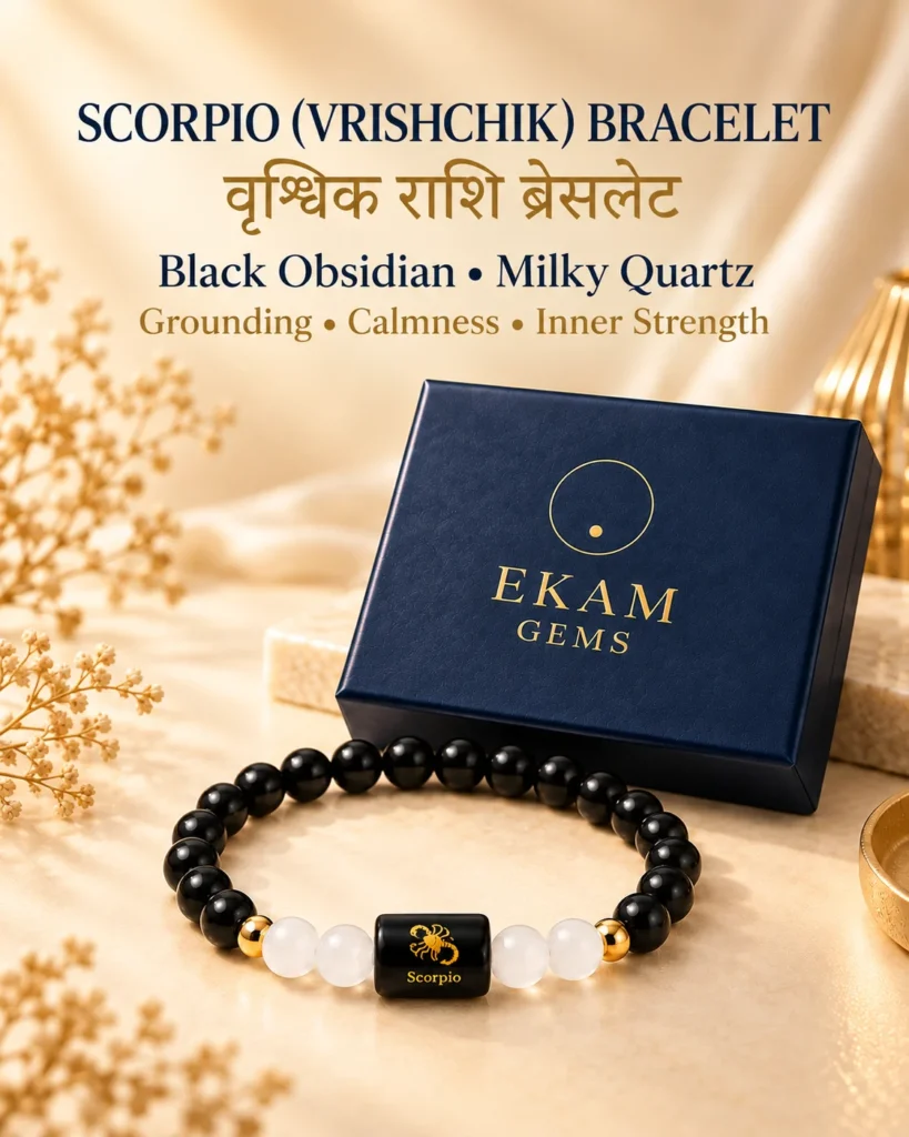 scorpio bracelet gemstone from Ekam Gems